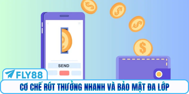 Cơ chế rút thưởng nhanh và bảo mật đa lớp
